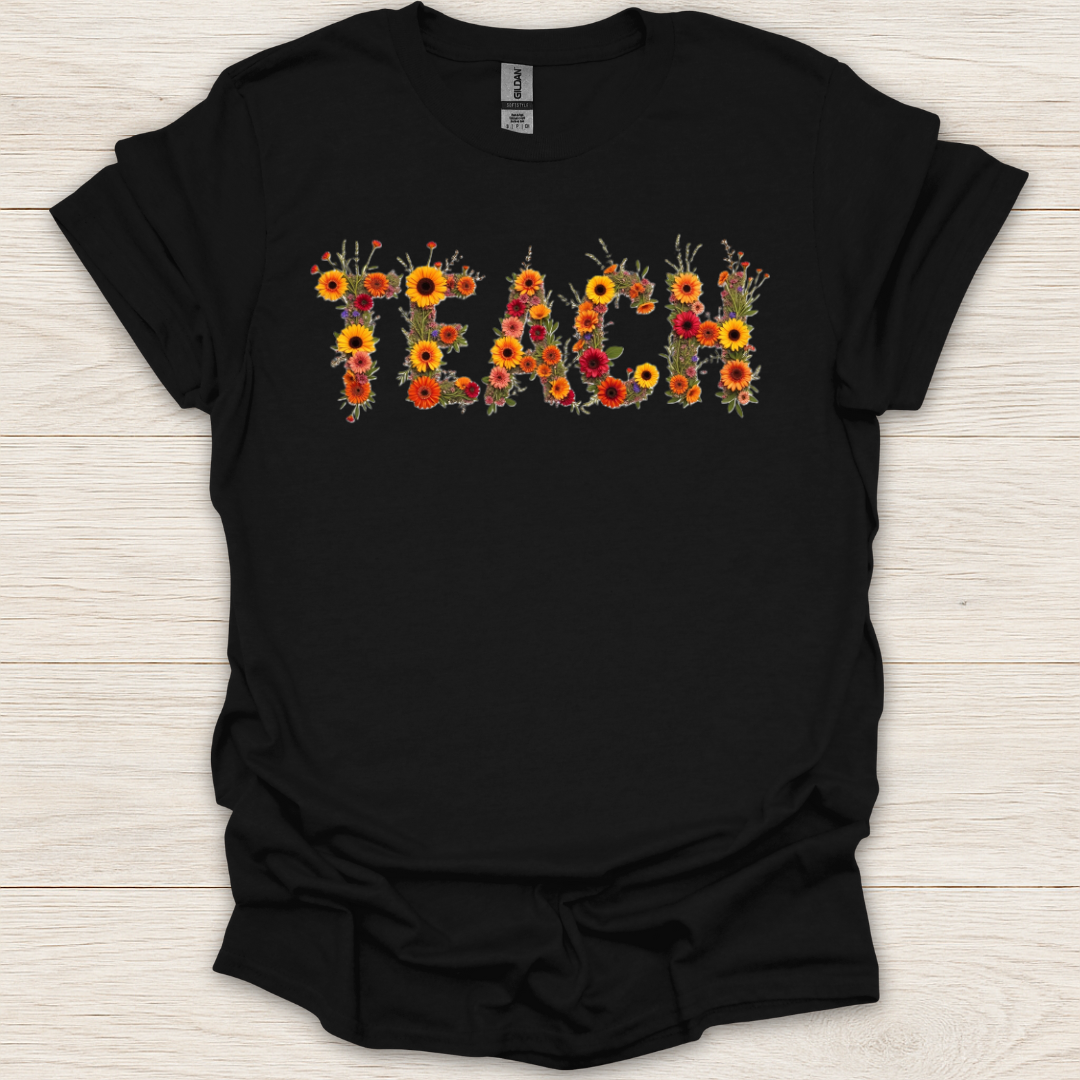 Teach Floral T-Shirt