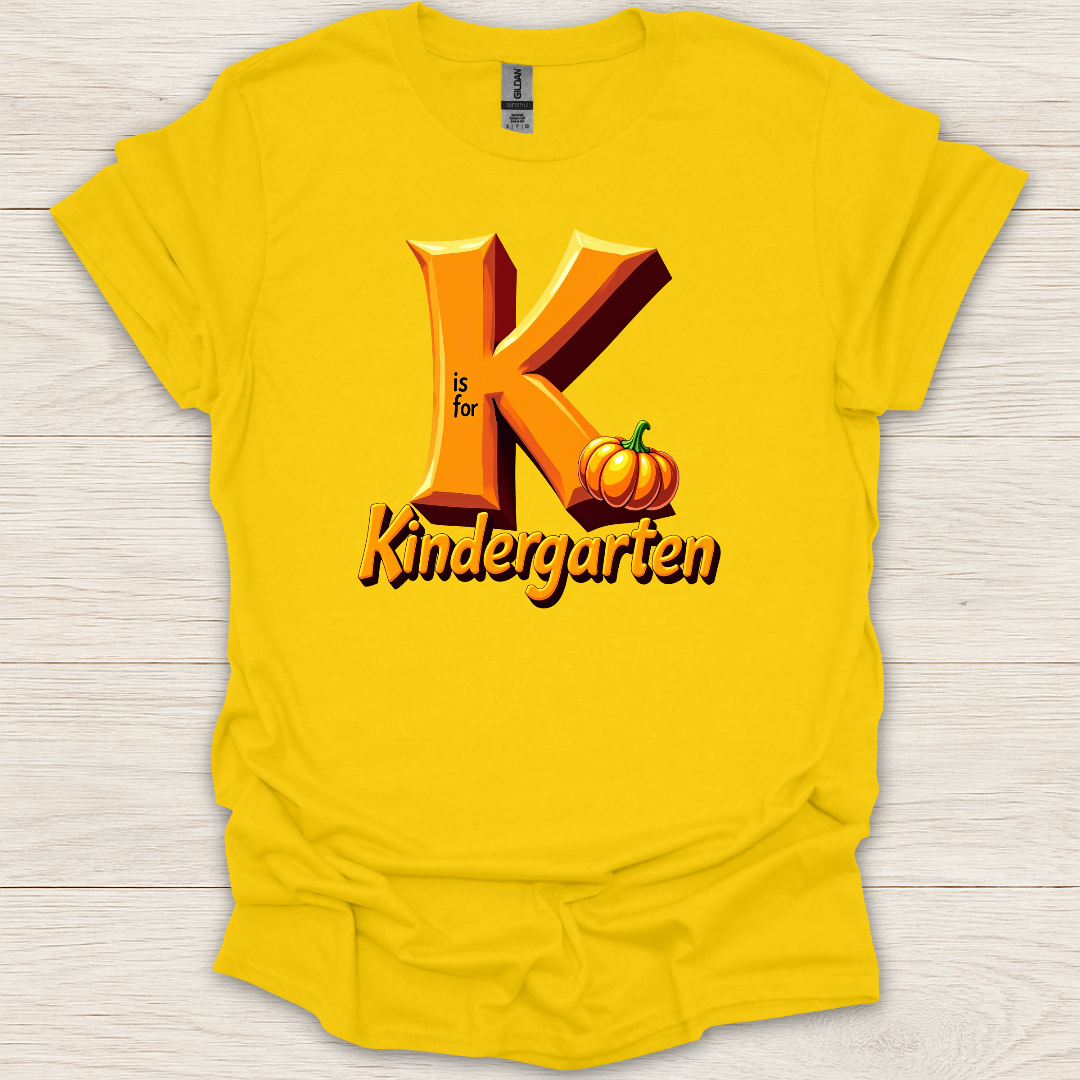 K is for Kindergarten T-Shirt