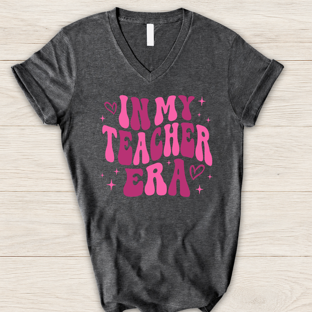 In My Teacher Era V-Neck T-Shirt