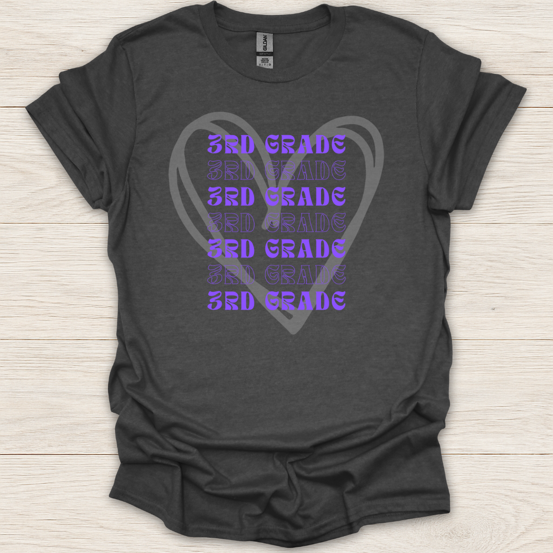 3rd Grade Hearts T-Shirt