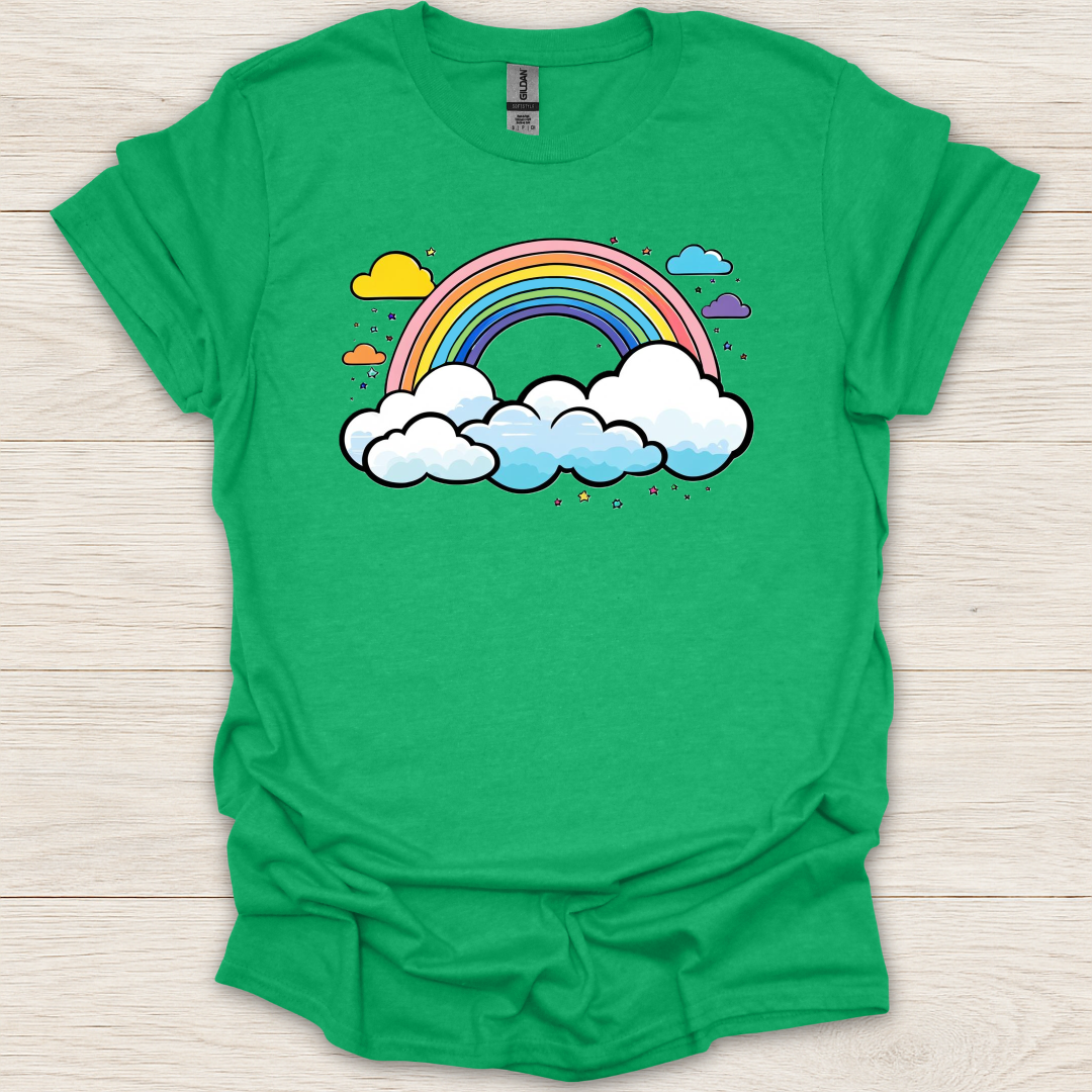 Art- Rainbow & Clouds T-Shirt