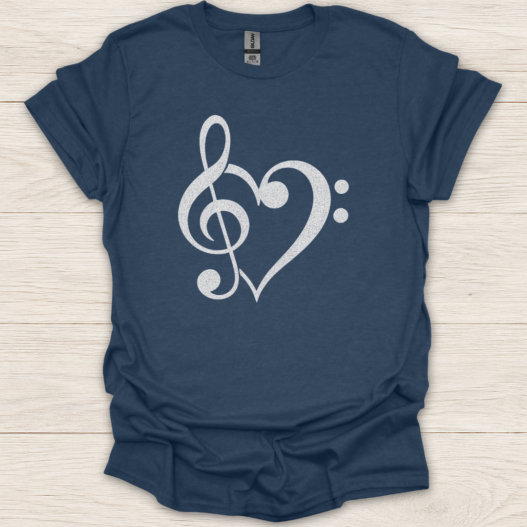 Treble Bass Heart T-Shirt