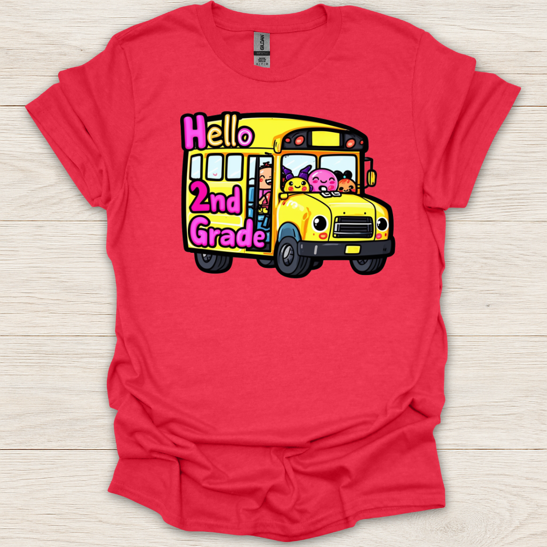 Welcome to 2nd Grade Bus T-Shirt