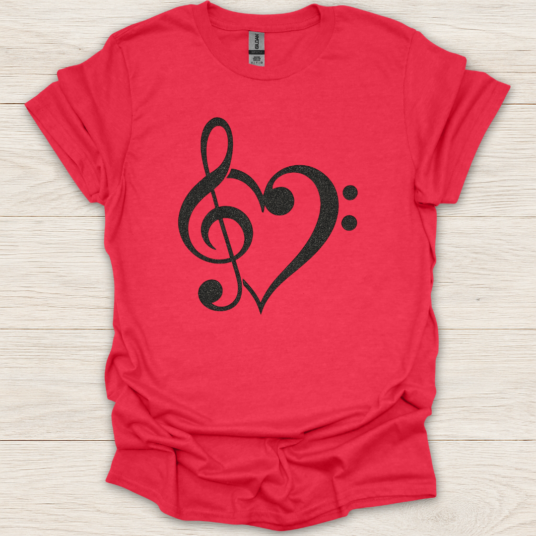 Treble Bass Heart T-Shirt