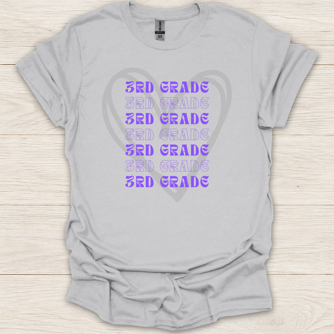 3rd Grade Hearts T-Shirt