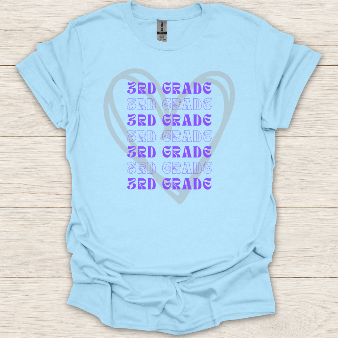 3rd Grade Hearts T-Shirt