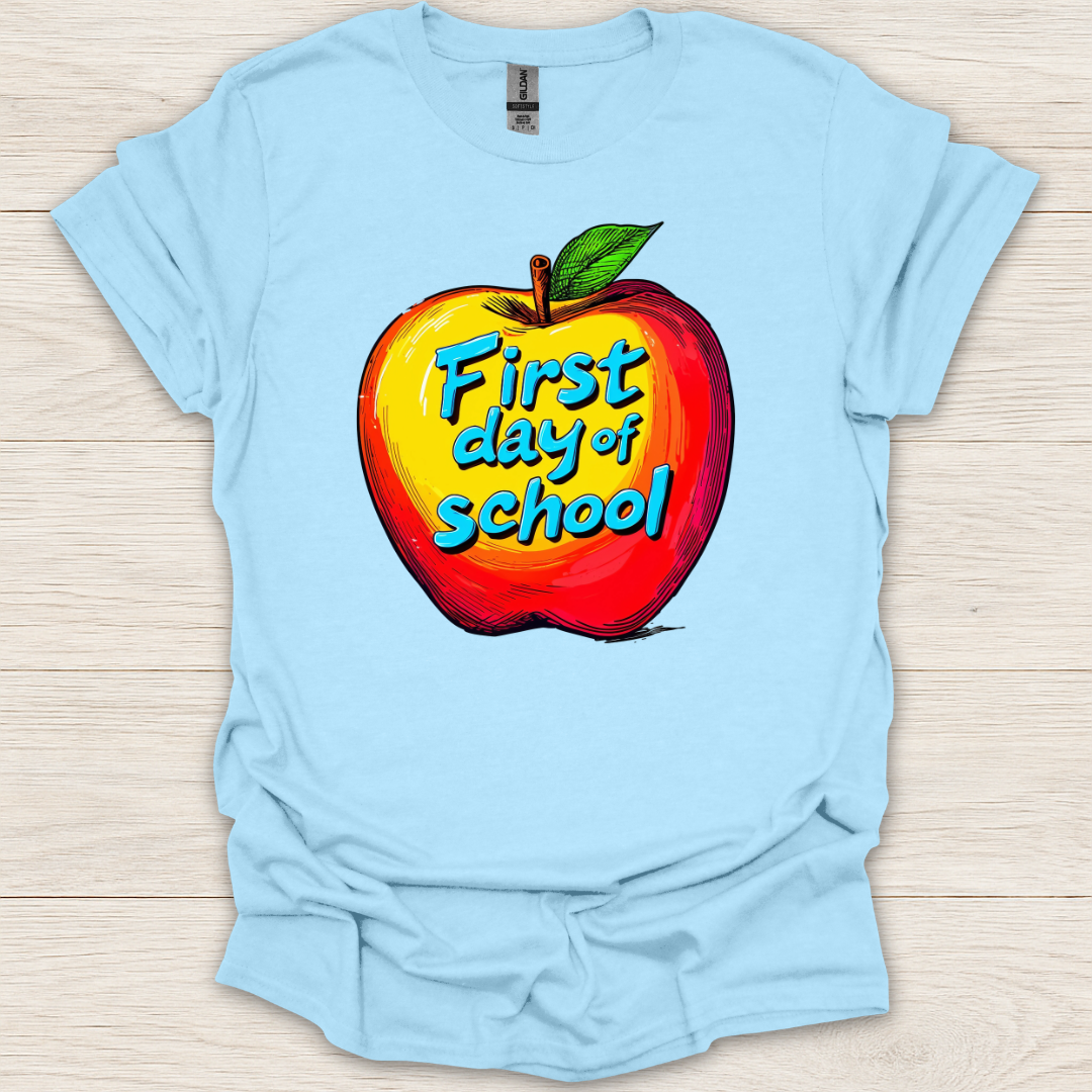 First Day of School Apple T-Shirt