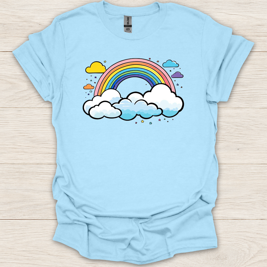 Art- Rainbow & Clouds T-Shirt