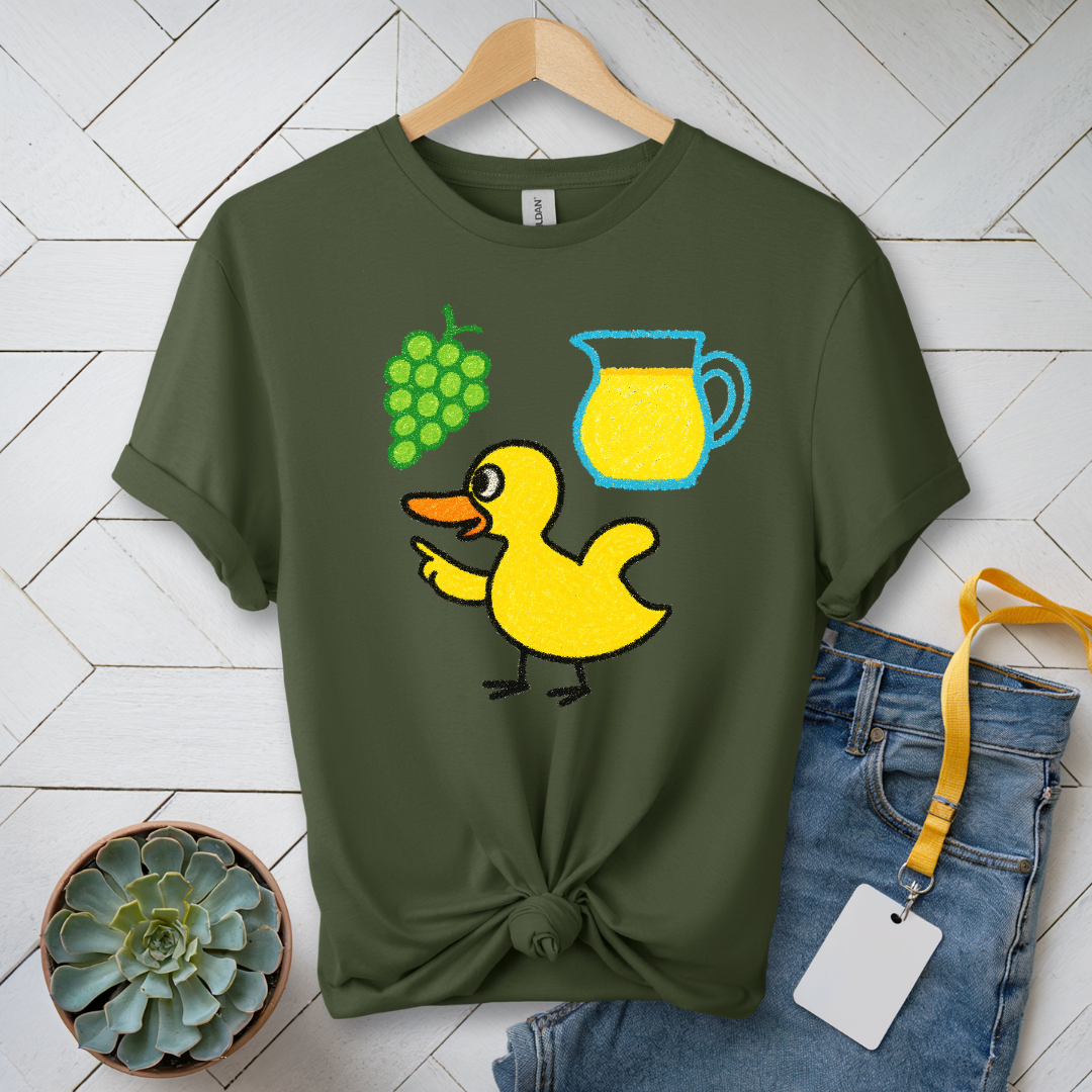 Duck Finds Grapes! T-Shirt
