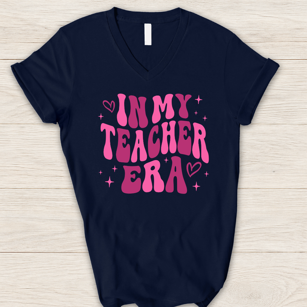 In My Teacher Era V-Neck T-Shirt