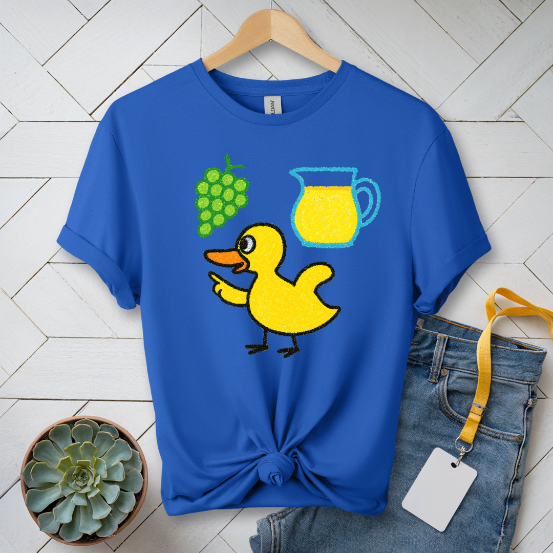 Duck Finds Grapes! T-Shirt