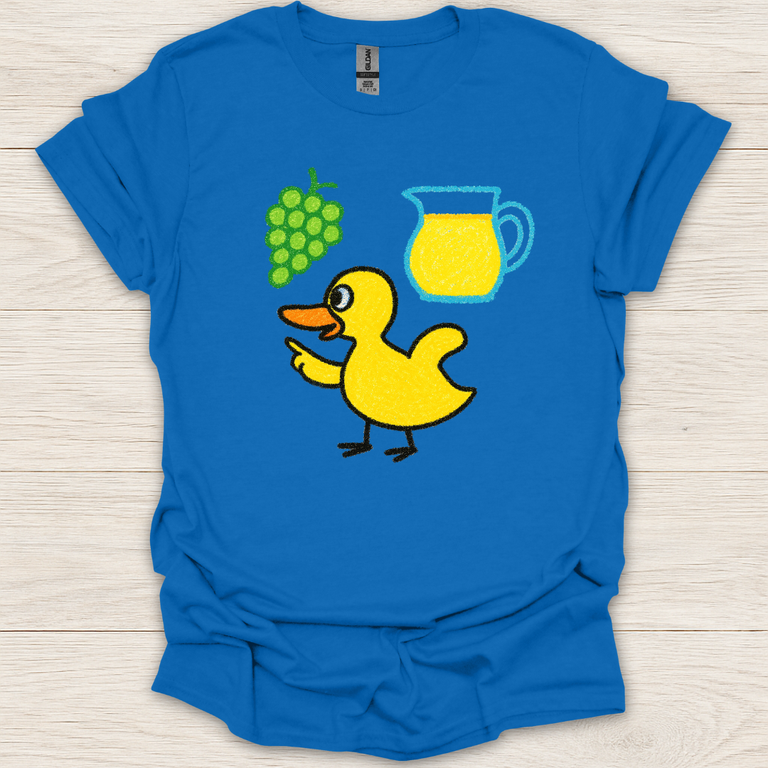 Duck Finds Grapes! T-Shirt