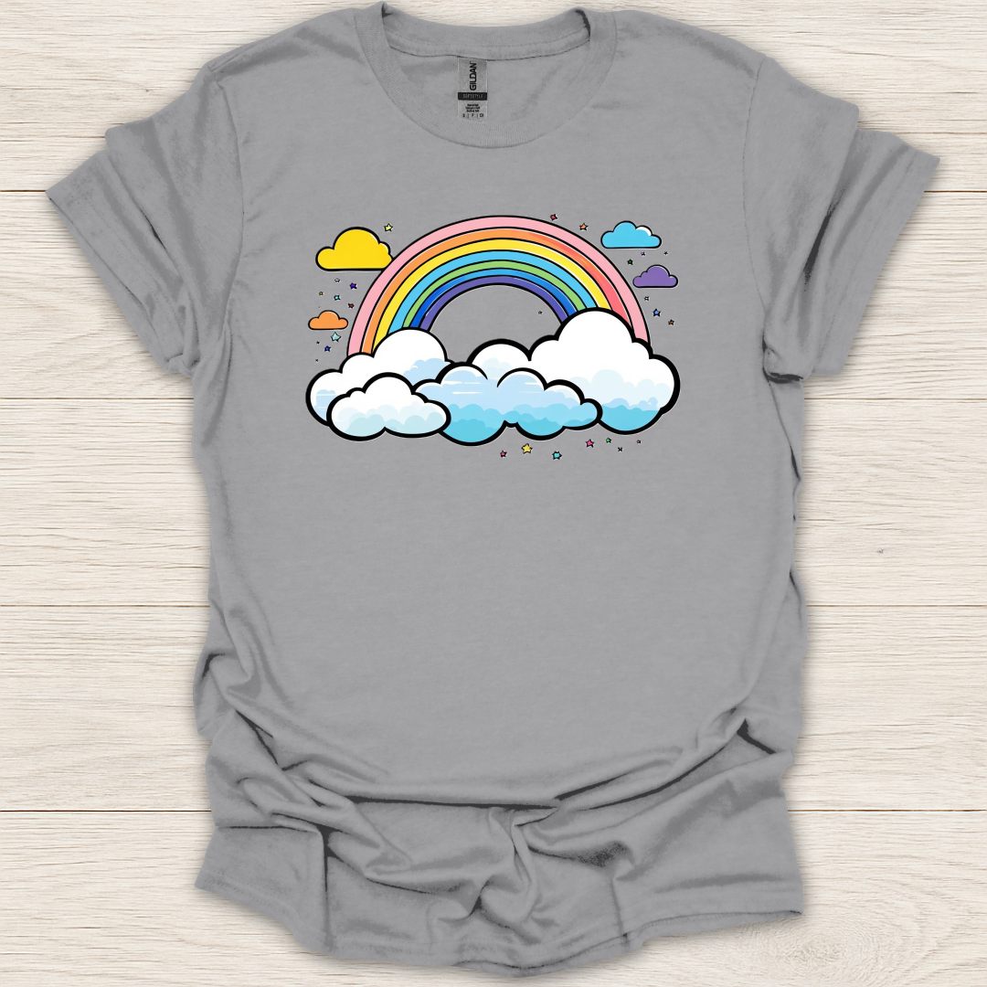 Art- Rainbow & Clouds T-Shirt