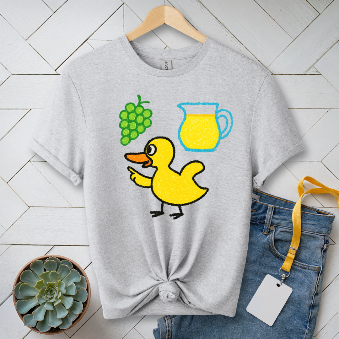 Duck Finds Grapes! T-Shirt