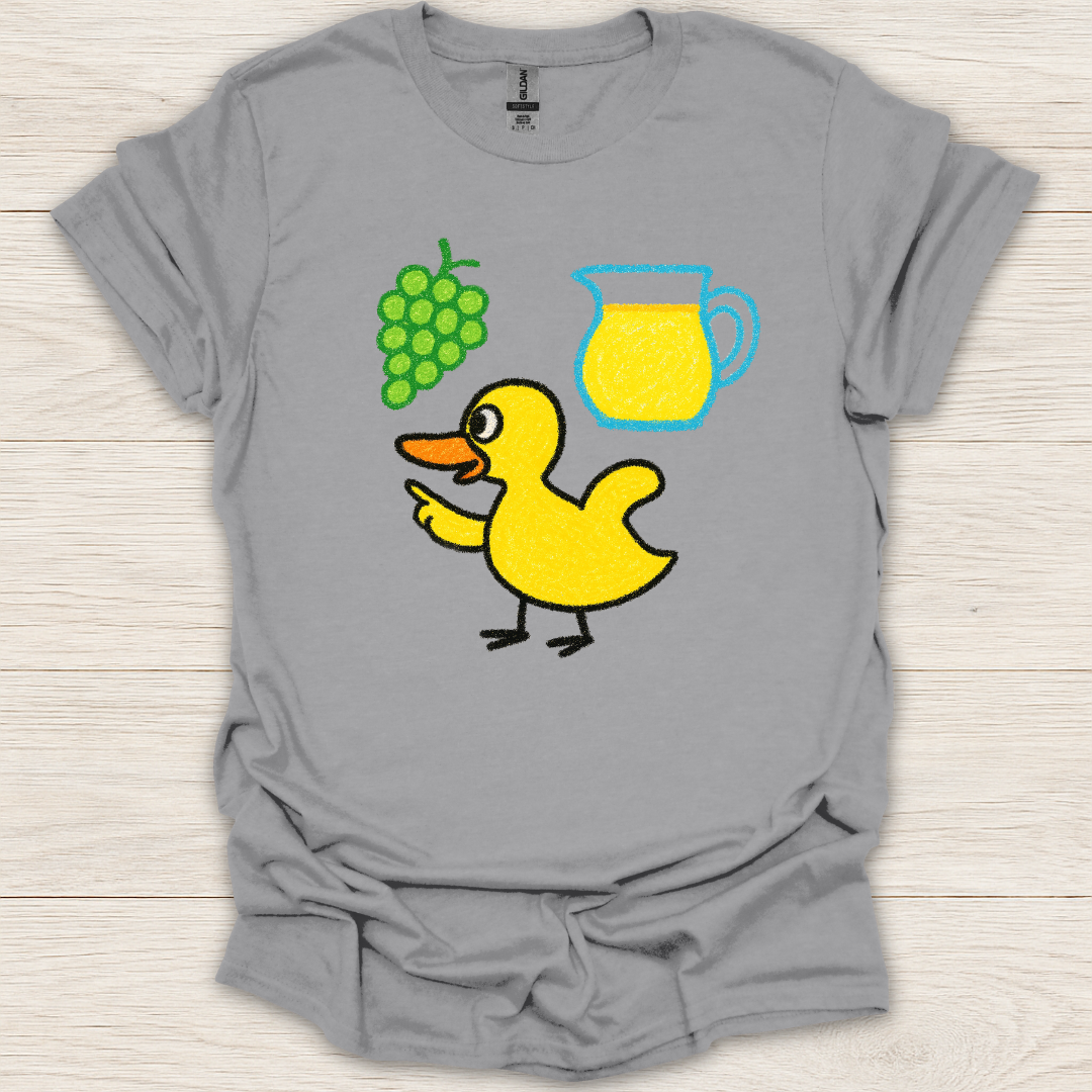 Duck Finds Grapes! T-Shirt