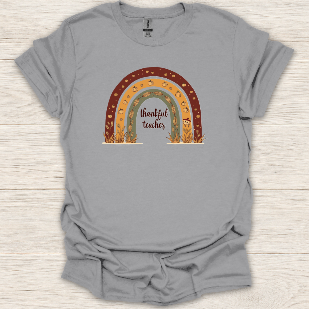 Thankful Teacher Arch T-Shirt
