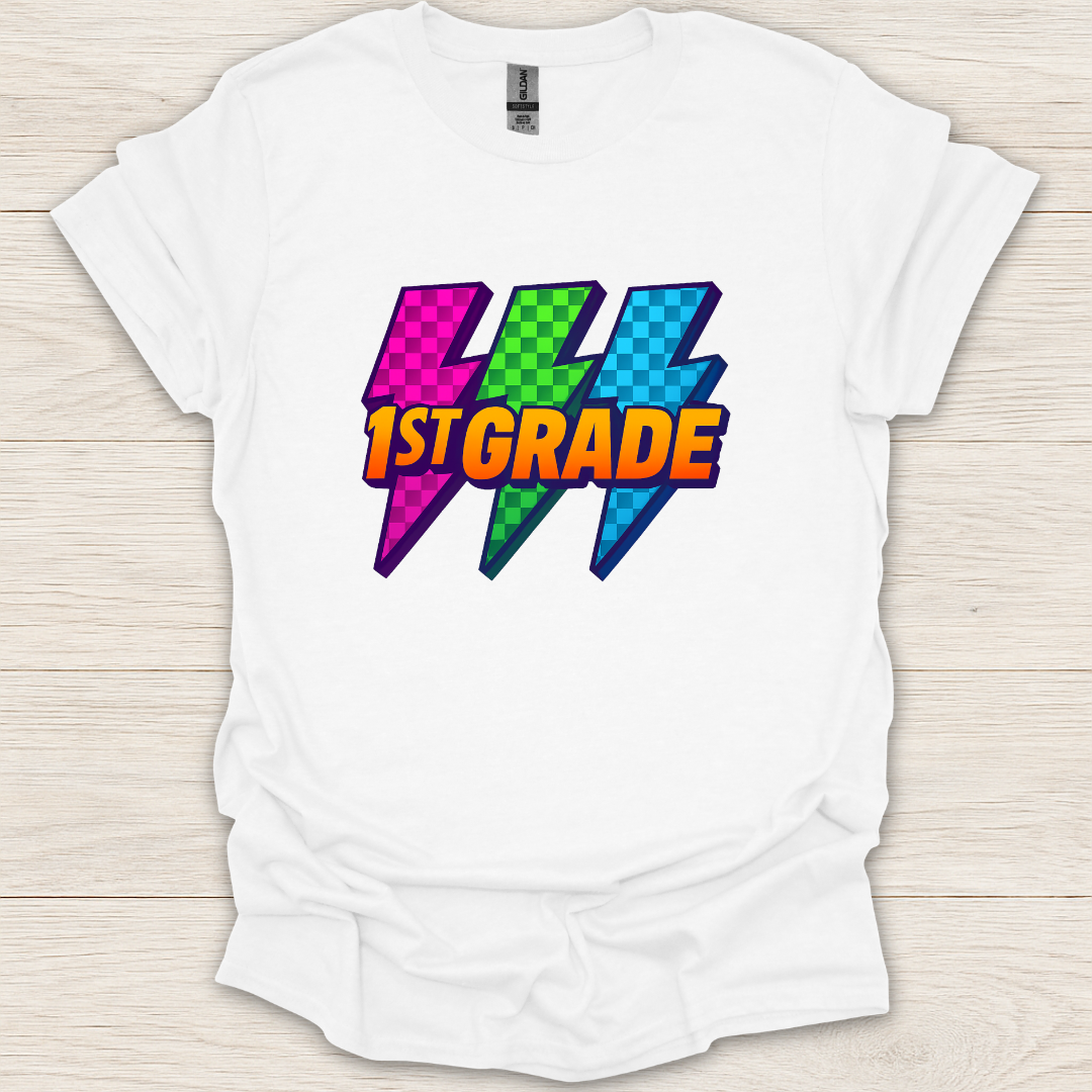 1st Grade 90s Pop Art T-Shirt