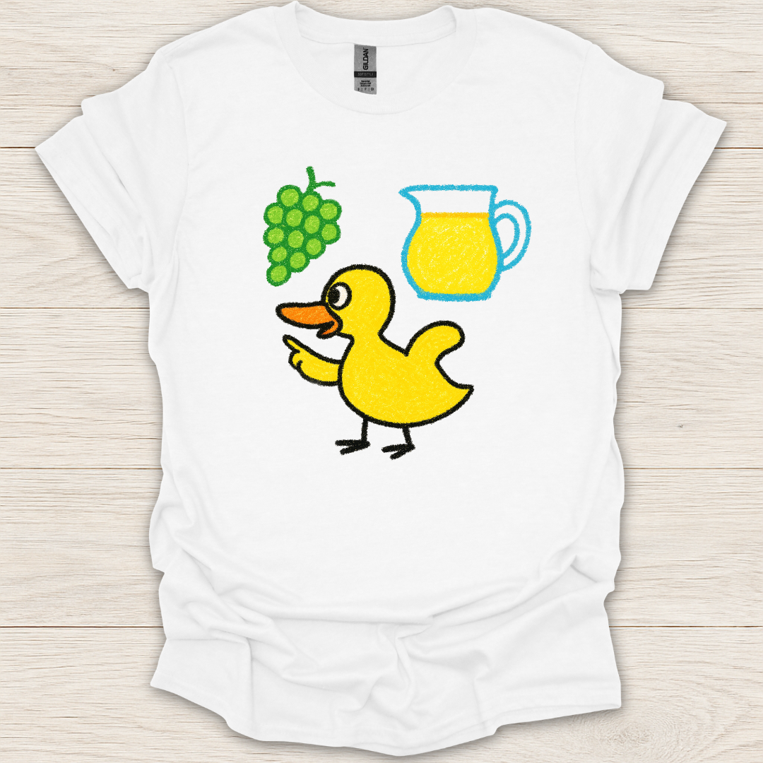 Duck Finds Grapes! T-Shirt
