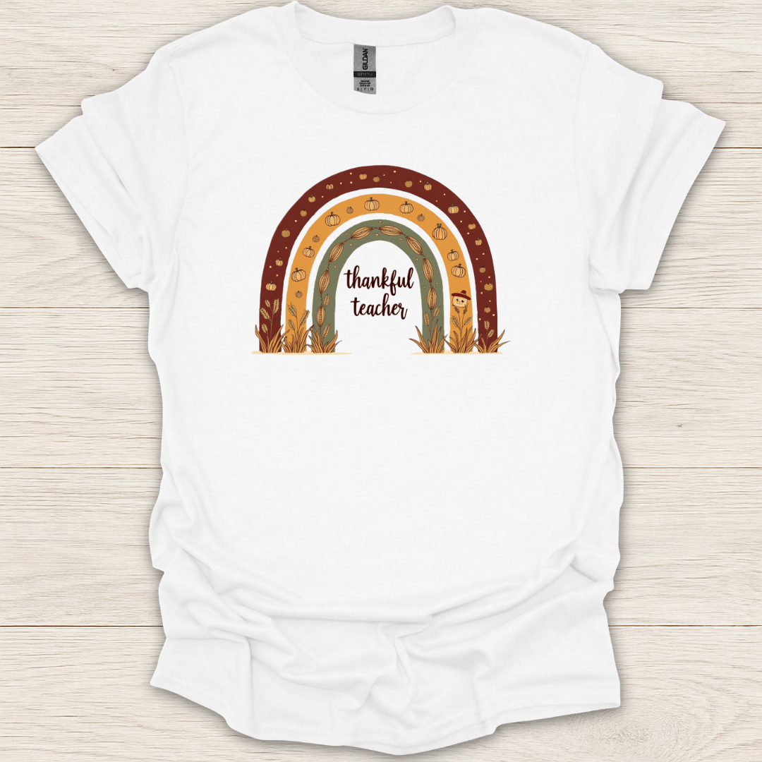 Thankful Teacher Arch T-Shirt