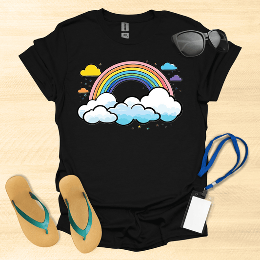 Art- Rainbow & Clouds T-Shirt