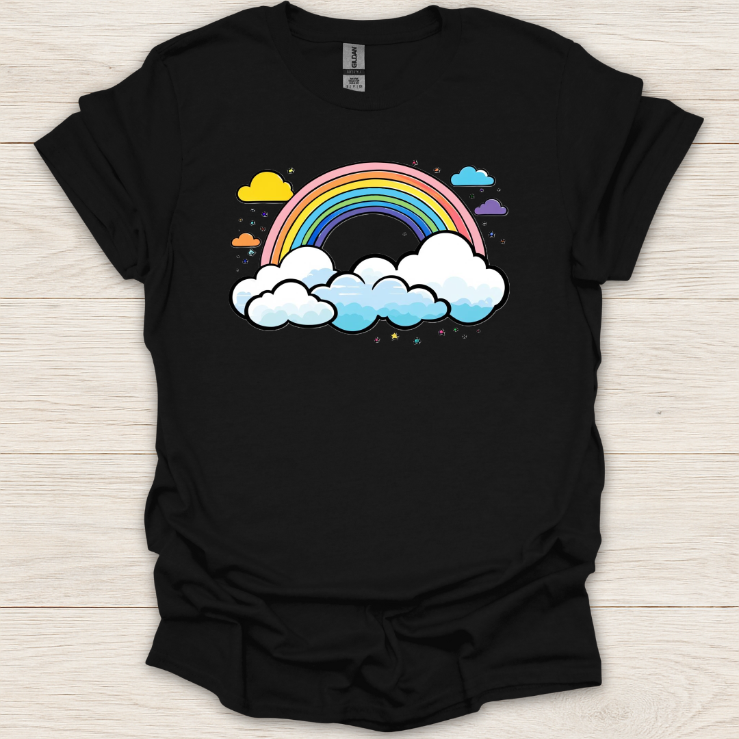 Art- Rainbow & Clouds T-Shirt