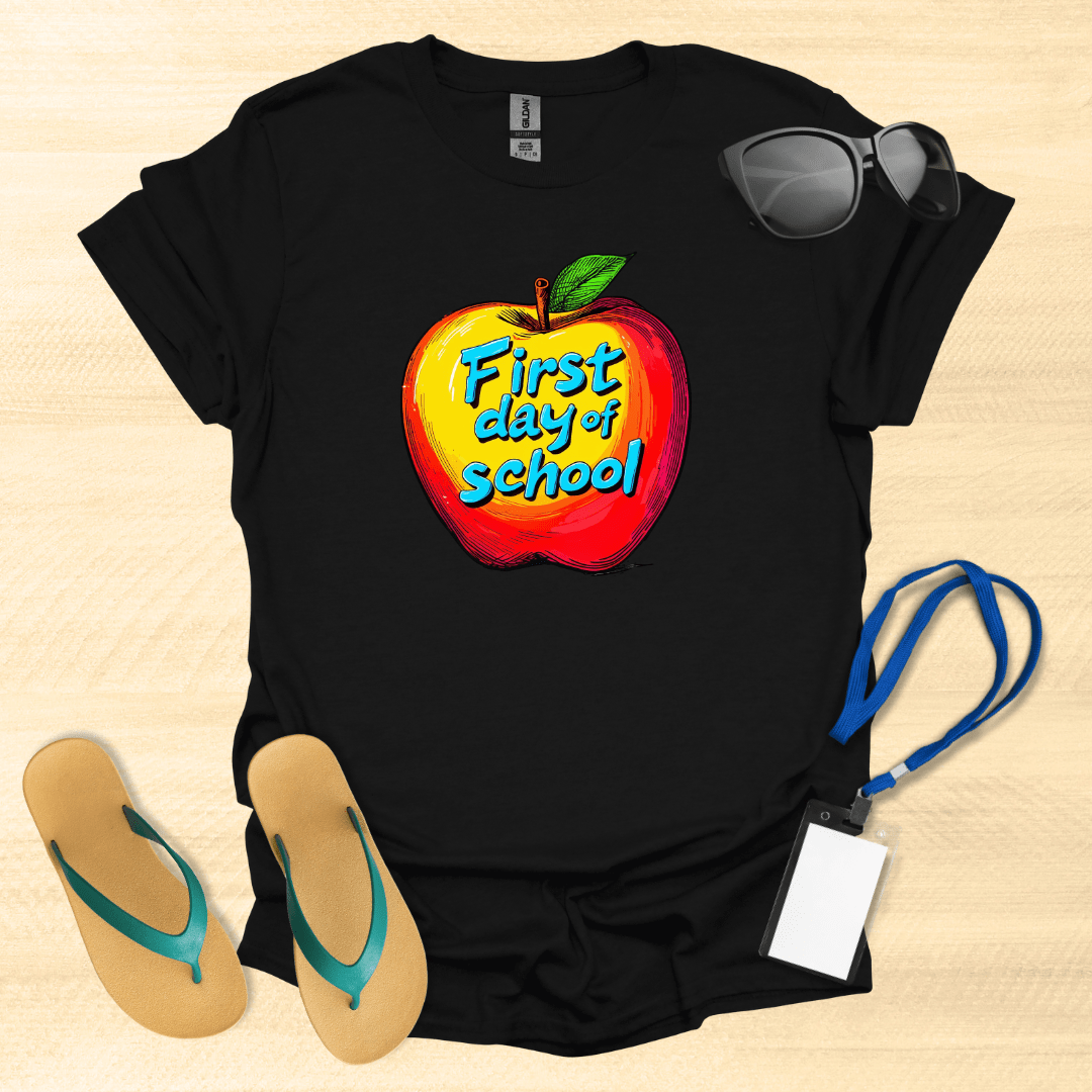 First Day of School Apple T-Shirt