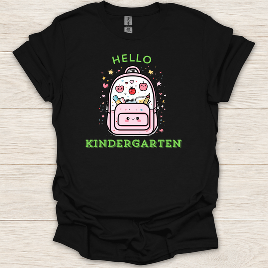 Hello Kindergarten Backpack T-Shirt