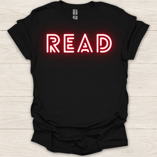 Read Neon Sign T-Shirt