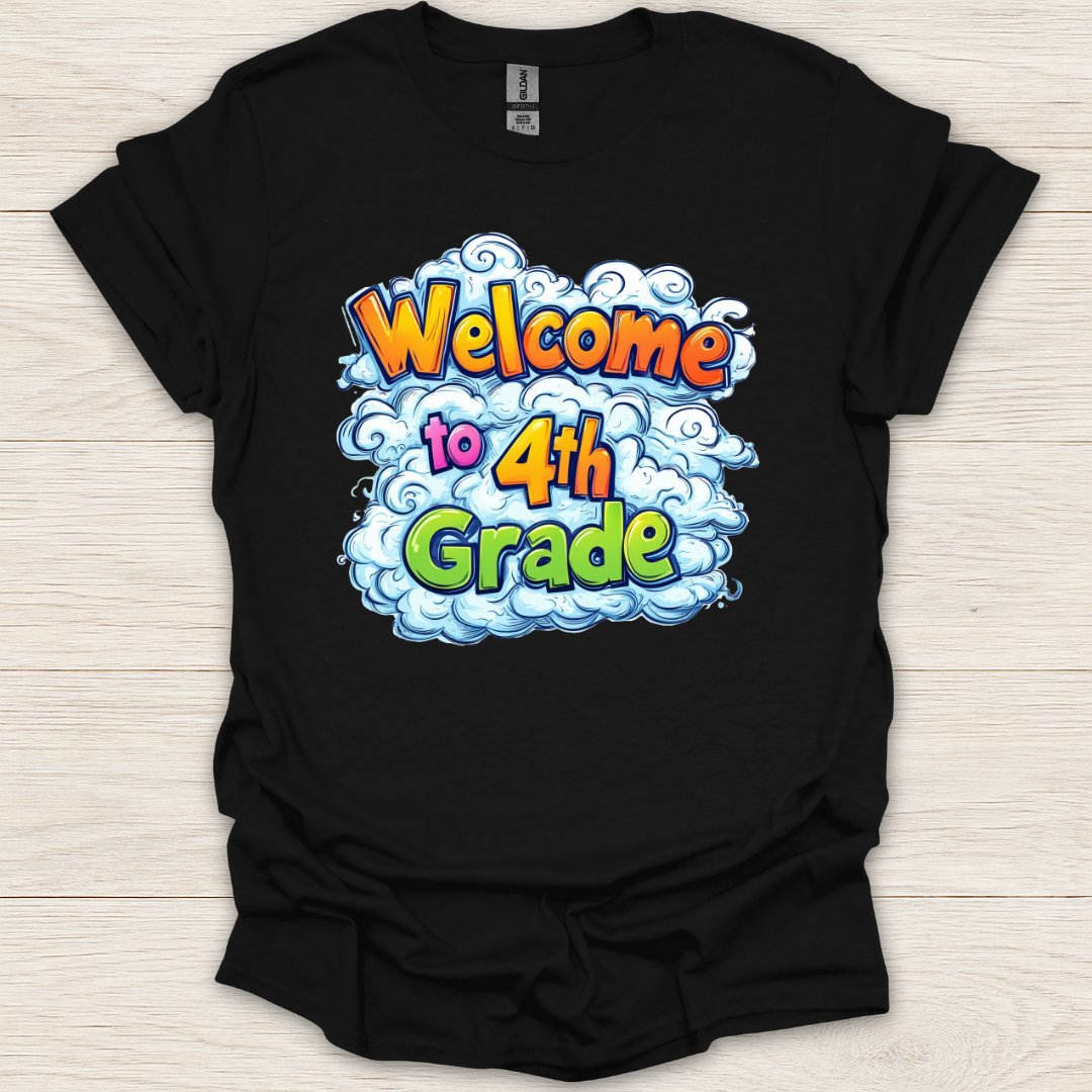 Welcome to 4th Grade Clouds T-Shirt