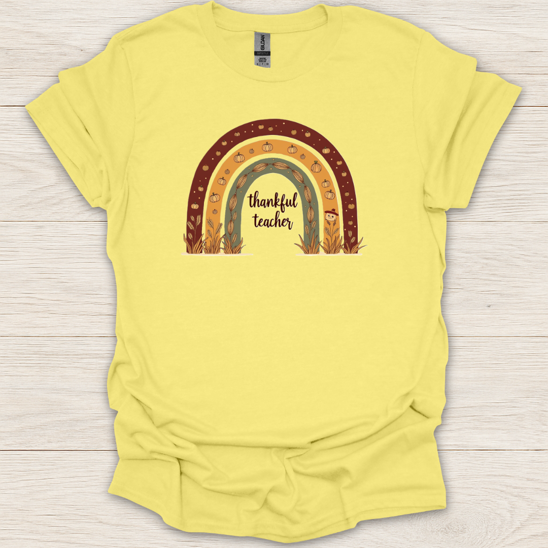Thankful Teacher Arch T-Shirt