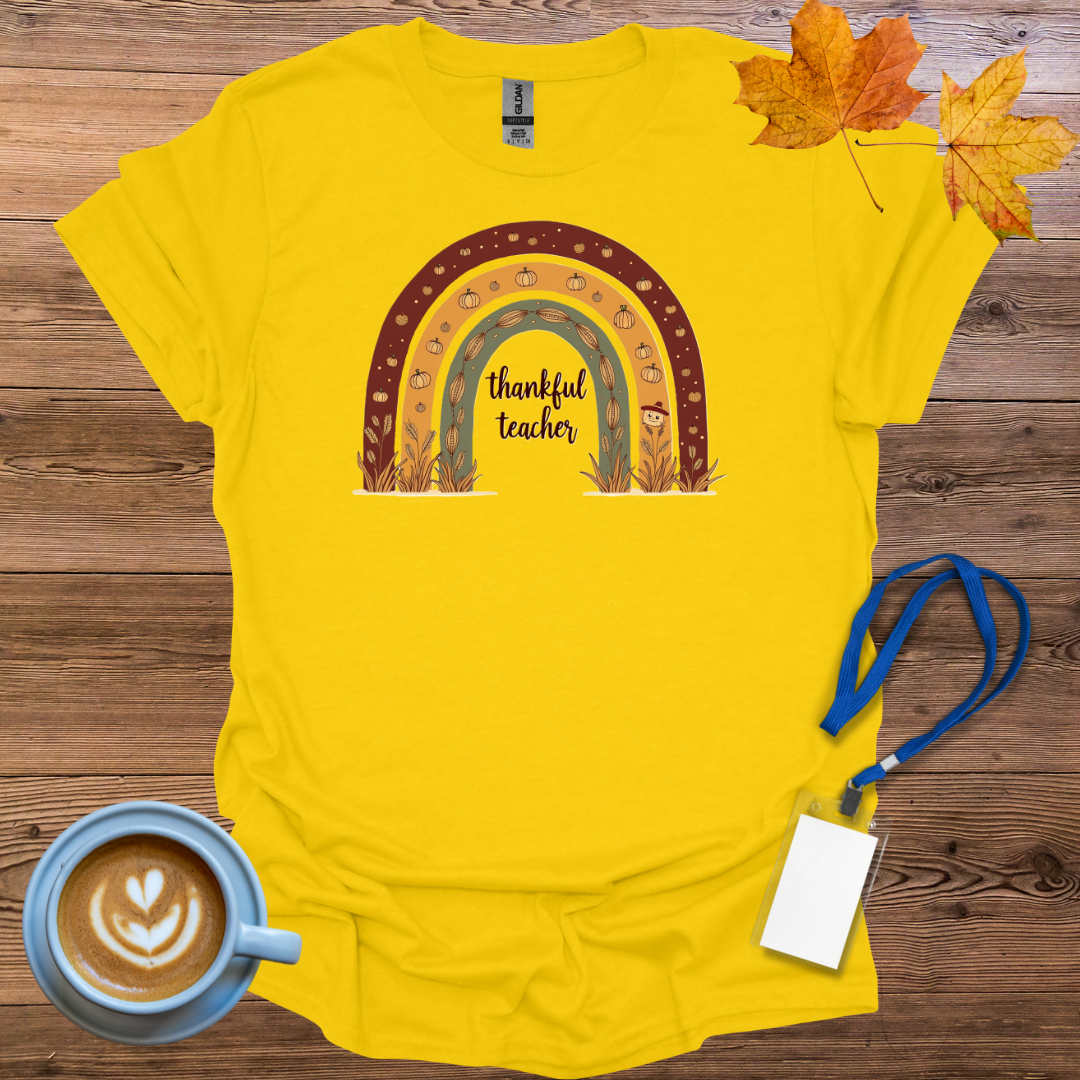 Thankful Teacher Arch T-Shirt