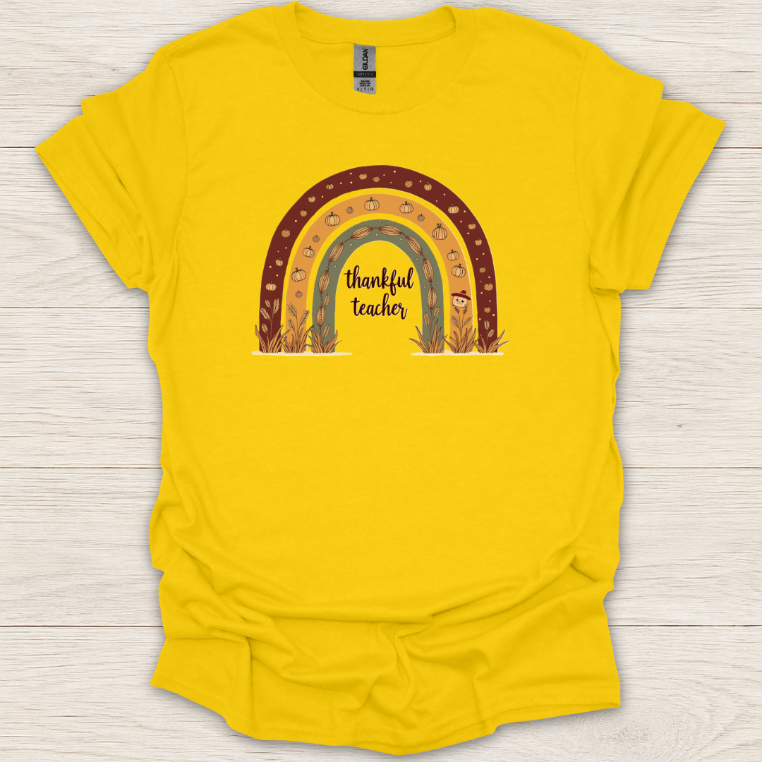 Thankful Teacher Arch T-Shirt