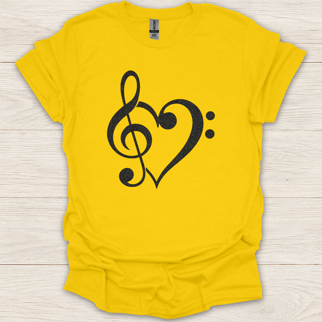 Treble Bass Heart T-Shirt