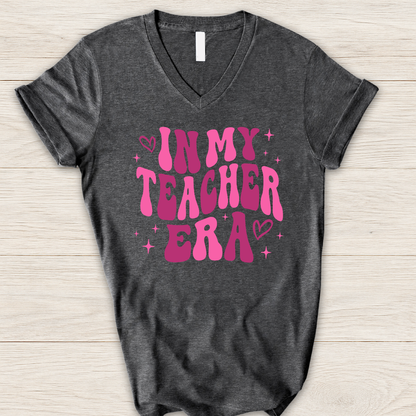 In My Teacher Era V-Neck T-Shirt