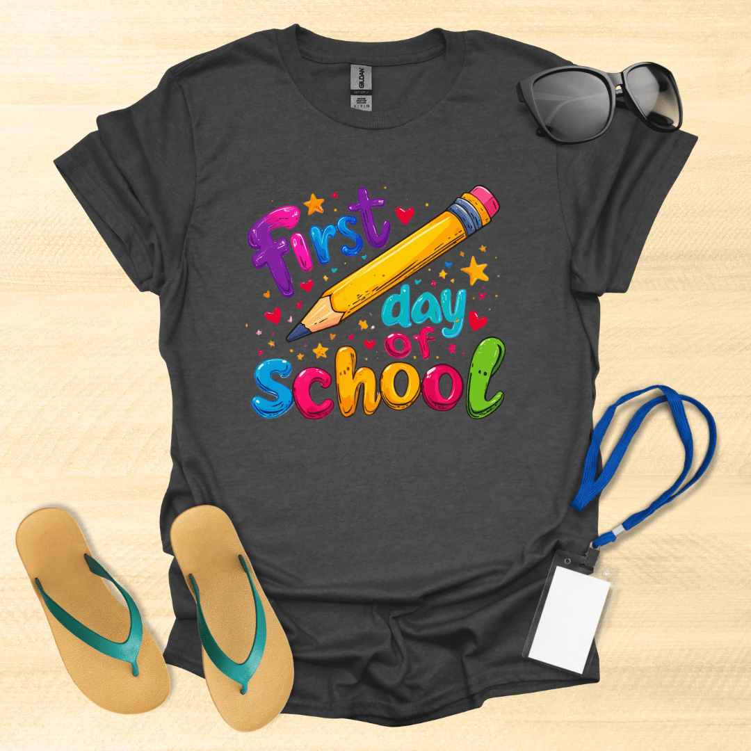 First Day of School Pencil Flare! T-Shirt