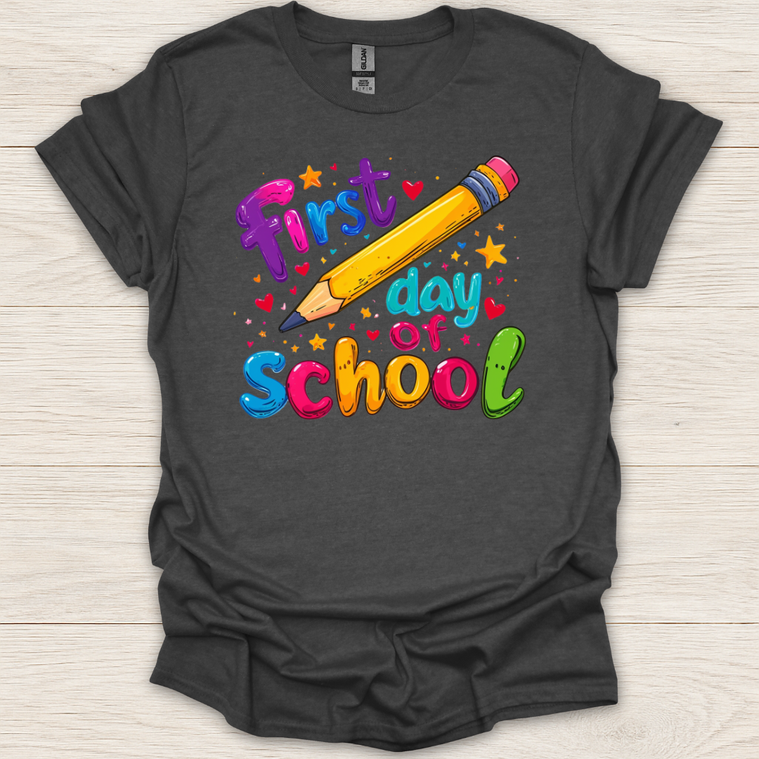 First Day of School Pencil Flare! T-Shirt