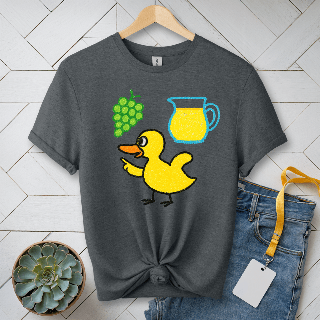 Duck Finds Grapes! T-Shirt
