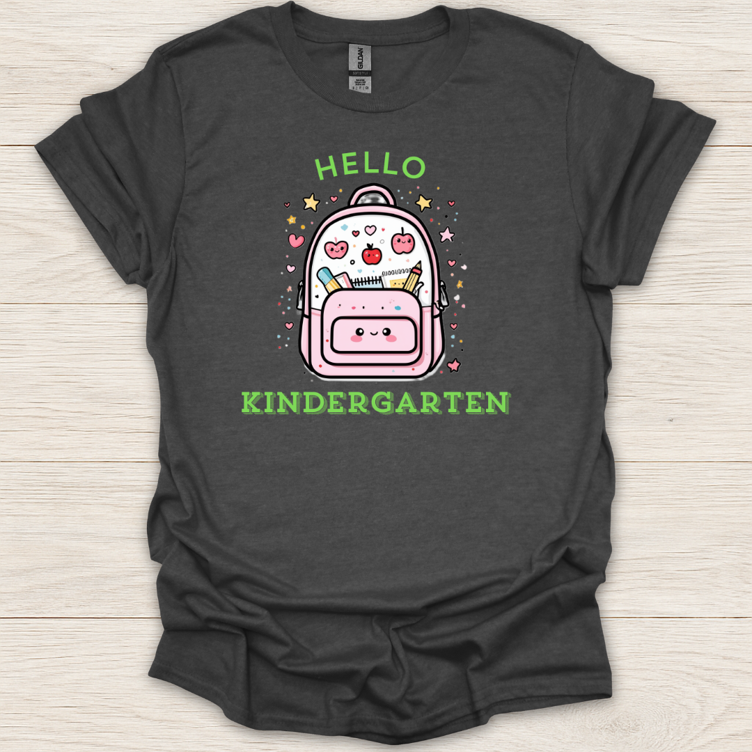 Hello Kindergarten Backpack T-Shirt