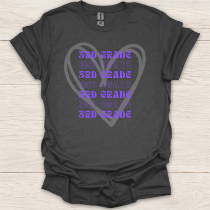 3rd Grade Hearts T-Shirt