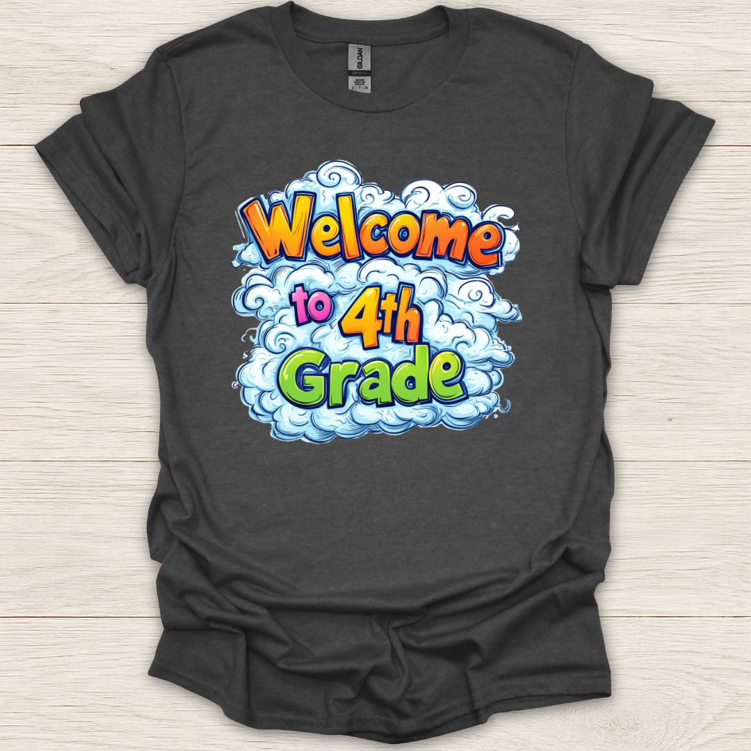 Welcome to 4th Grade Clouds T-Shirt