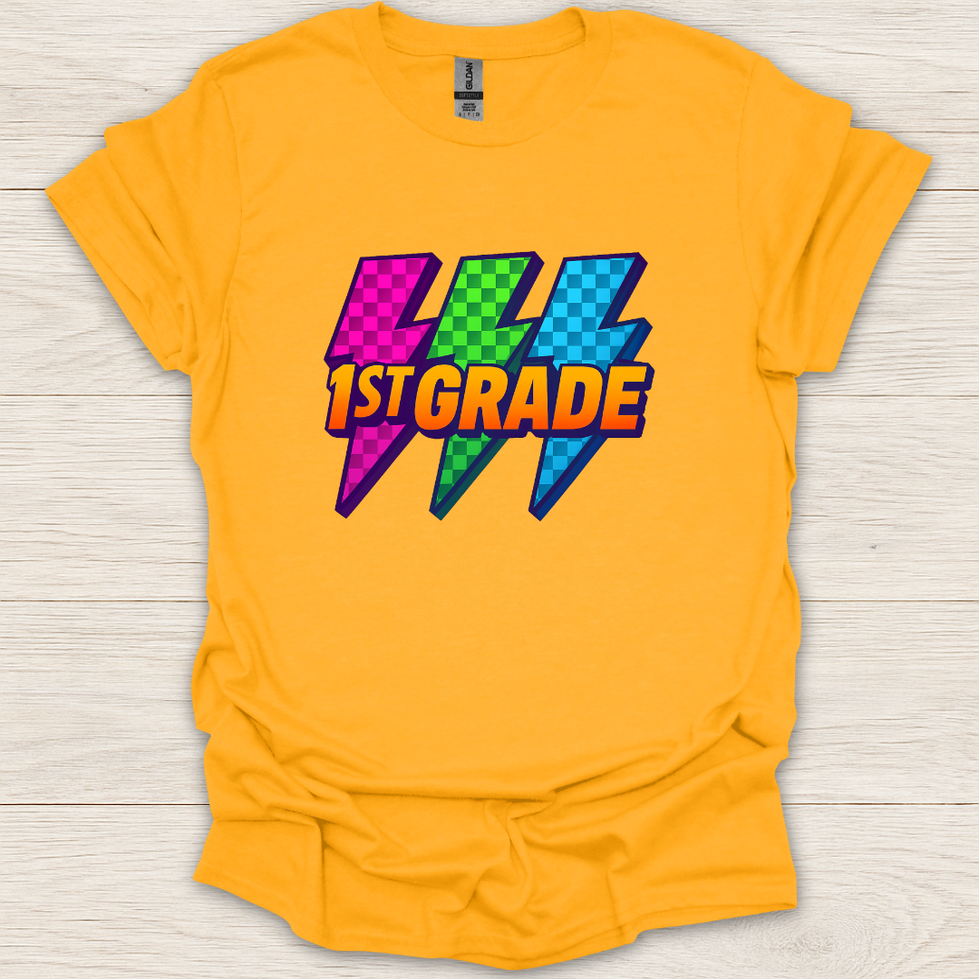 1st Grade 90s Pop Art T-Shirt