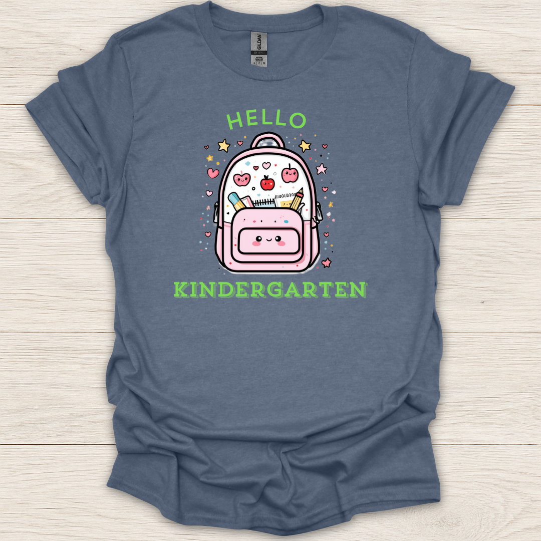 Hello Kindergarten Backpack T-Shirt