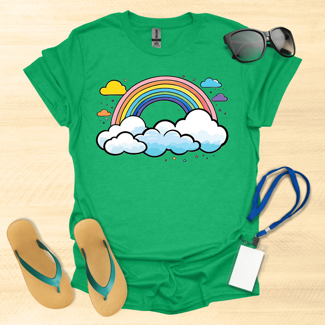 Art- Rainbow & Clouds T-Shirt