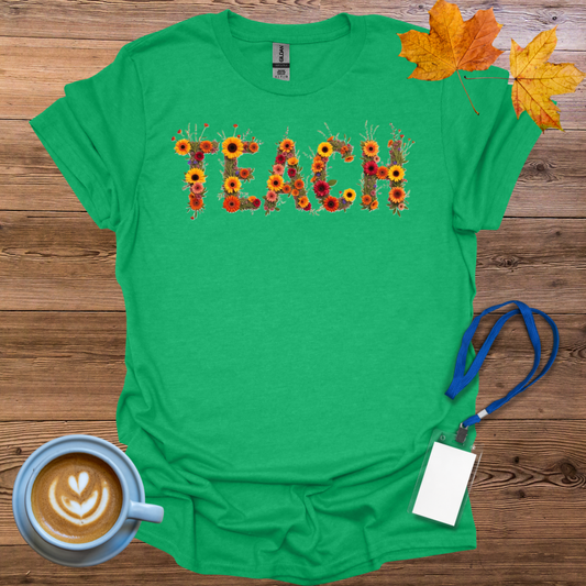 Teach Floral T-Shirt