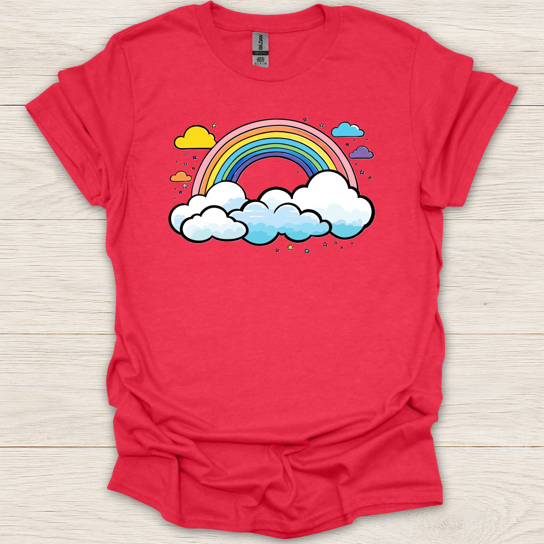 Art- Rainbow & Clouds T-Shirt