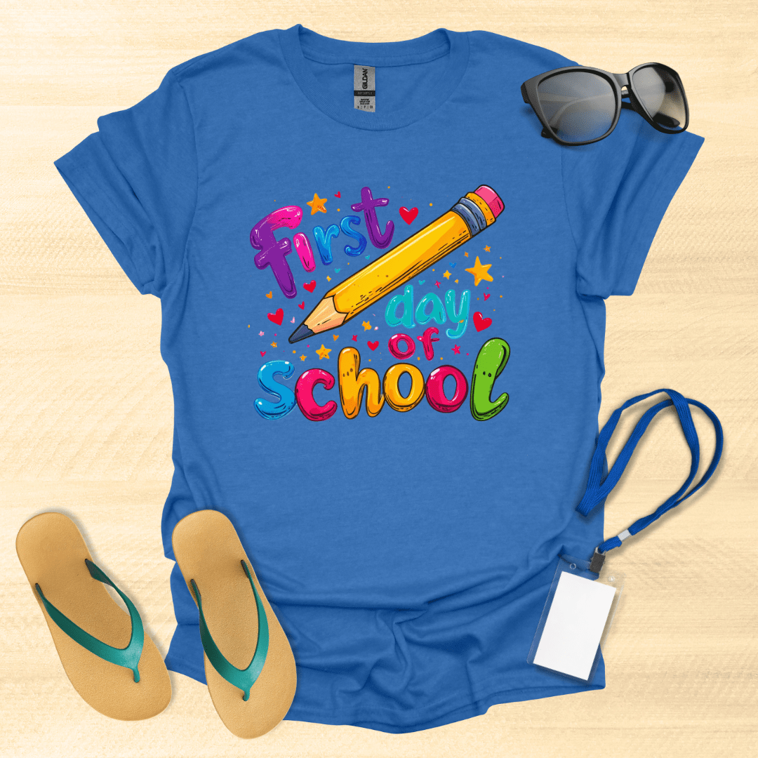 First Day of School Pencil Flare! T-Shirt