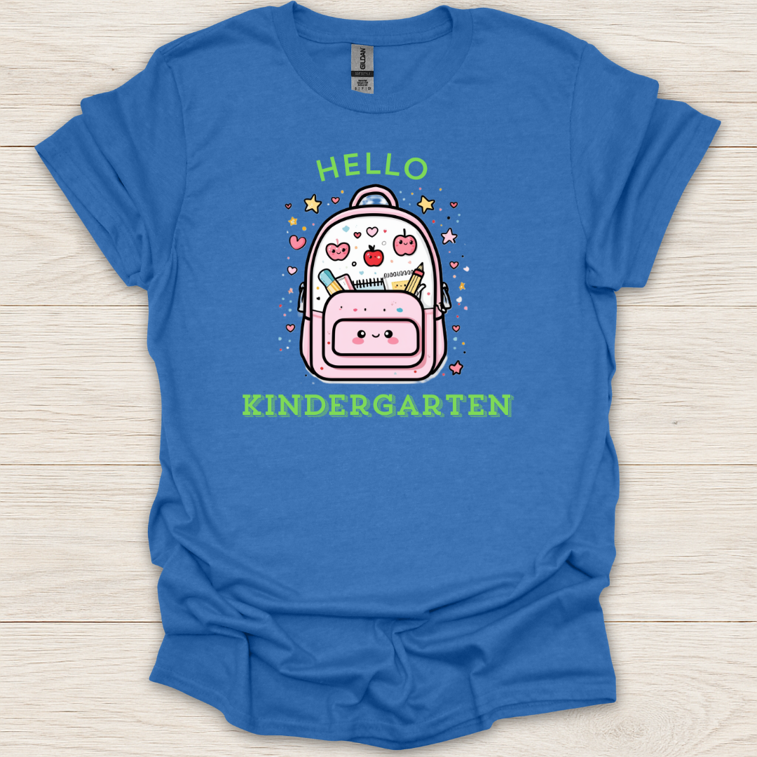 Hello Kindergarten Backpack T-Shirt