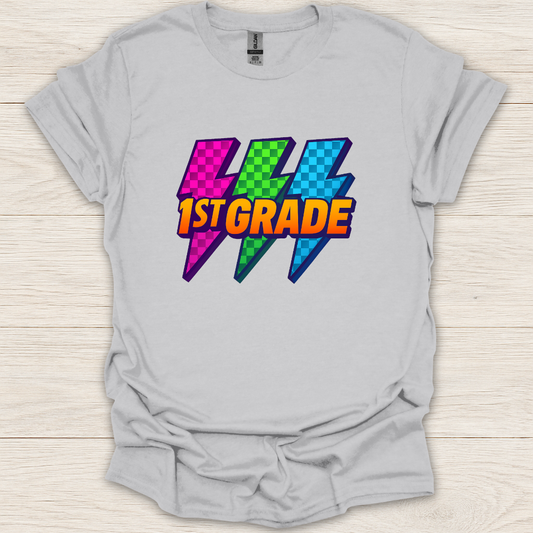 1st Grade 90s Pop Art T-Shirt