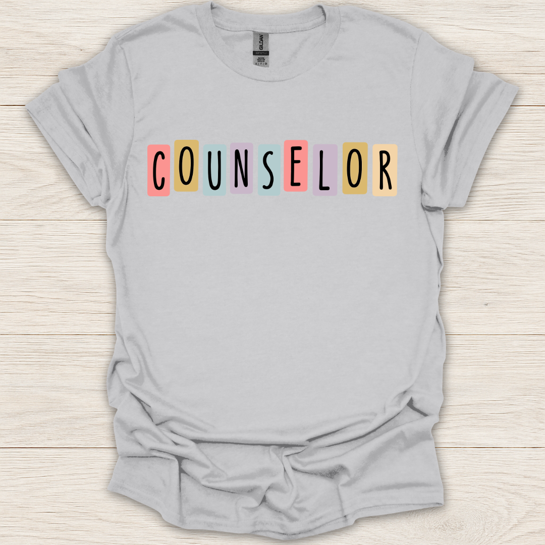 Counselor Retro Block T-Shirt