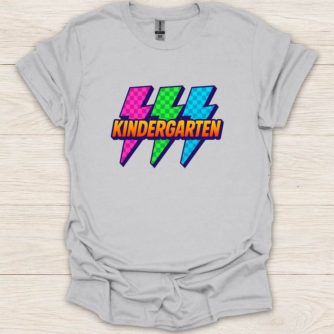 Kindergarten Pop Art Lightning T-Shirt